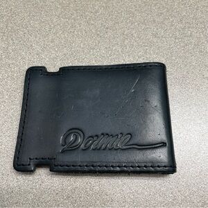 Dormie Workshop Cash Cover Slim Black Leather Wallet Handmade In Nova Scotia